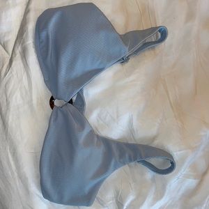 Baby blue bikini top